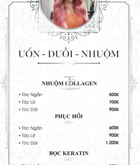 Uốn - Duỗi - Nhuộm 2